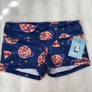 Fleo Pizza Bang Bang Cosmic Print Shorts